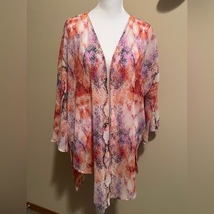 Peach Love California kimono / swim coverup